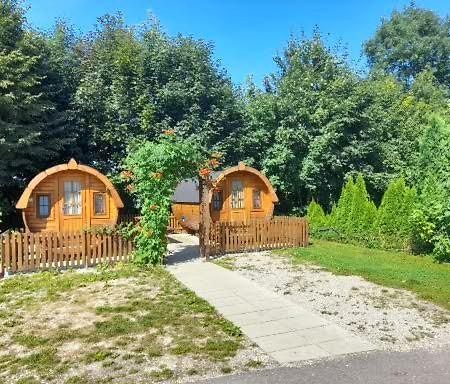 Schlaffass-Camping Gutshof Donauried Günzburg Buitenkant foto